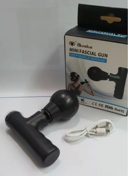 MINI MASAJEADOR MUSCULAR TIPO PISTOLA MASAJE INALÁMBRICO