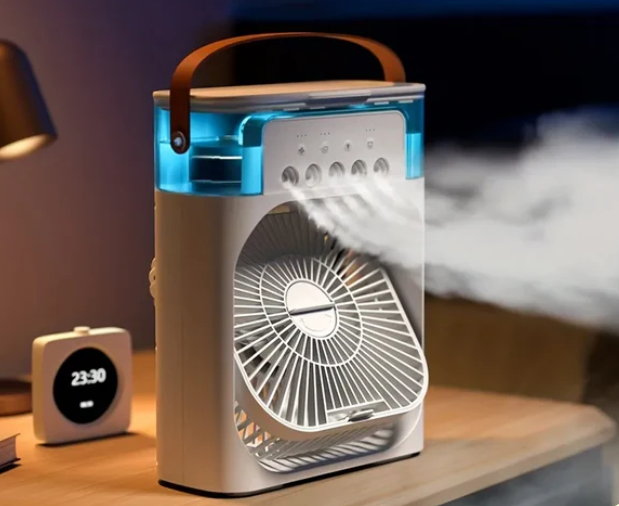 VENTILADOR HUMIDIFICADOR Y ENFRIADOR DE AIRE 3 EN 1