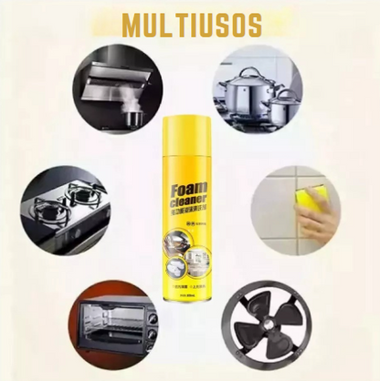 ESPUMA LIMPIADORA MULTIUSOS EN AEROSOL