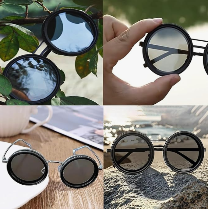 GAFAS DE SOL POLARIZADAS CON TINTE AJUSTABLE ND (1-9 ENGRANAJES)