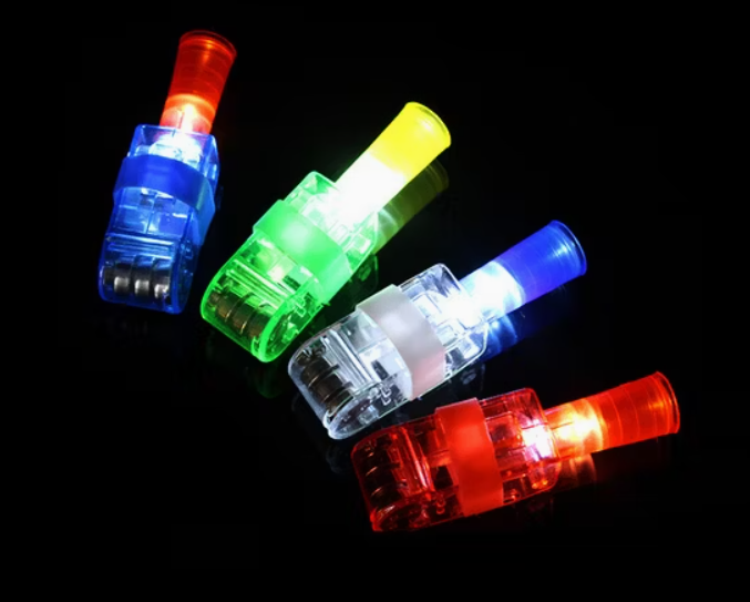 ANILLOS PROYECTORES DE LUZ LED PARA DEDOS CON DIBUJOS ANIMADOS PARA NIÑOS