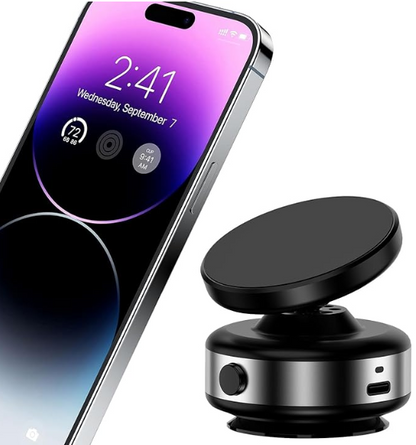 SOPORTE DE CELULAR MAGNÉTICO AJUSTABLE Y GIRATORIO 360° PARA AUTOMÓVIL