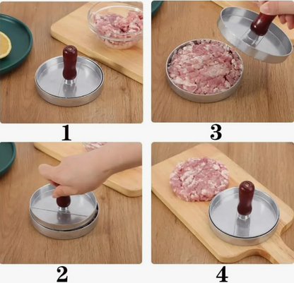 3 MOLDES PARA HAMBURGUESAS - ANTIADHERENTE