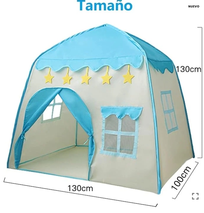 CARPA ROSADA INFANTIL TIPO CASA PARA NIÑOS Y NIÑAS – FÁCIL DE ARMAR Y PORTÁTIL