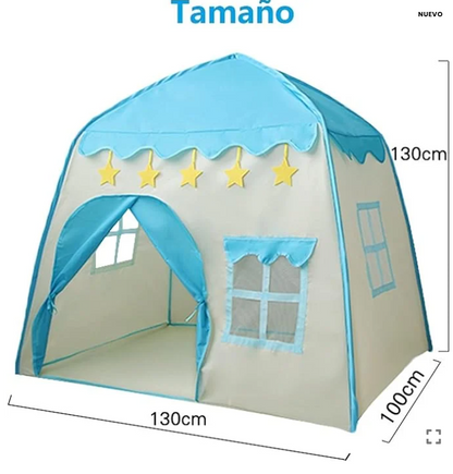 CARPA ROSADA INFANTIL TIPO CASA PARA NIÑOS Y NIÑAS – FÁCIL DE ARMAR Y PORTÁTIL