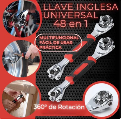 LLAVE INGLESA MULTIFUNCIONAL 48 EN 1