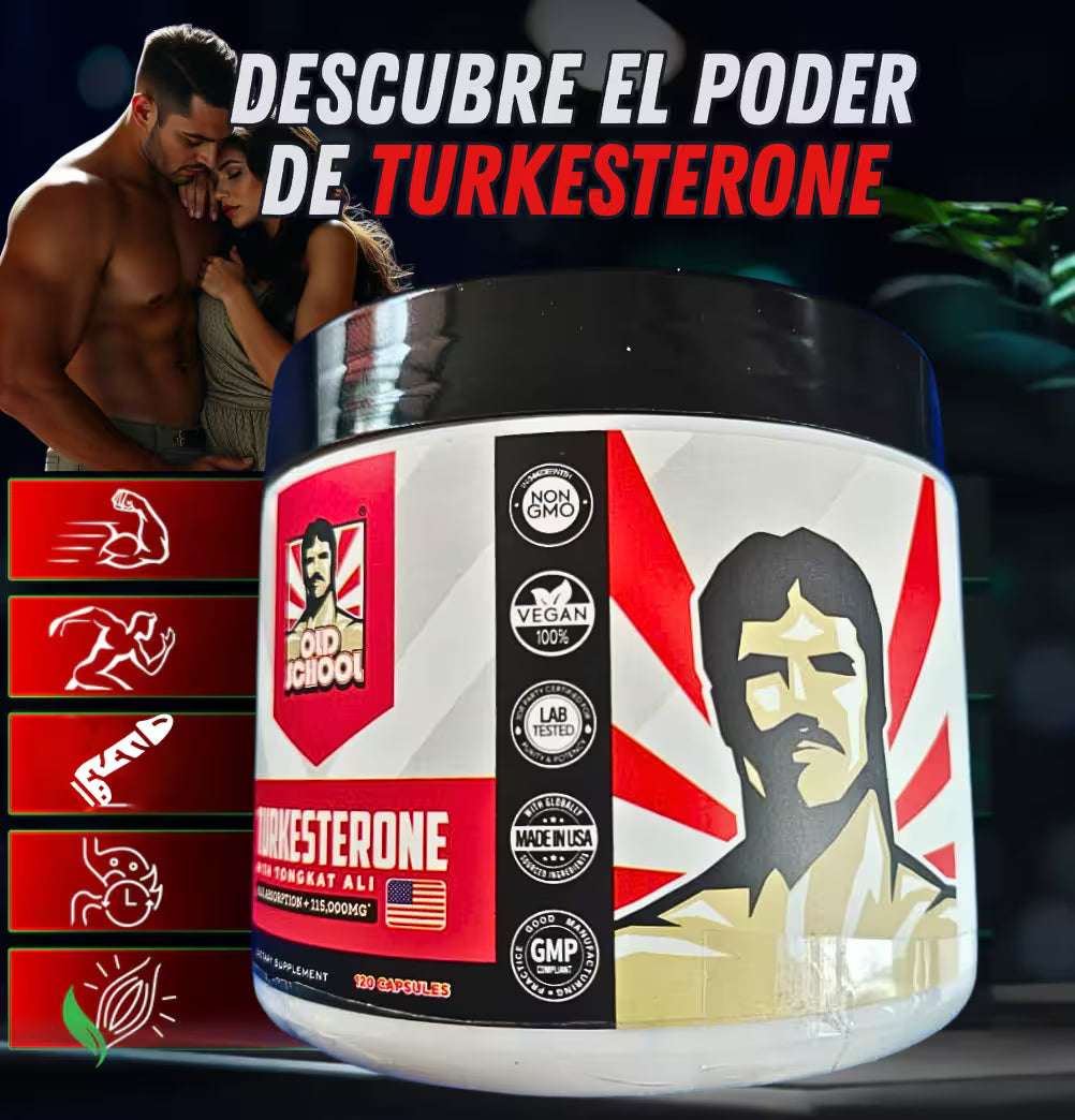 SUPLEMENTO DE TESTOSTERONA OLD SCHOOL LABS – PODER Y POTENCIA MASCULINA