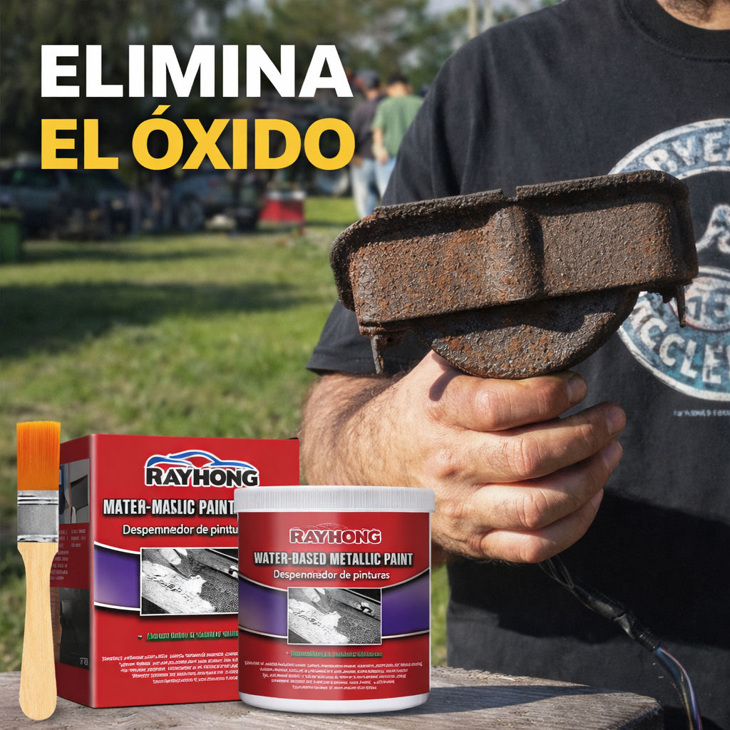 PINTURA ELIMINADOR DE OXIDO - RECUPERA EL BRILLO DE TUS METALES