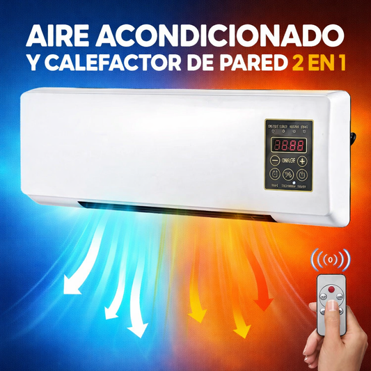 AIRE ACONDICIONADO Y CALEFACTOR DE PARED 2 EN 1