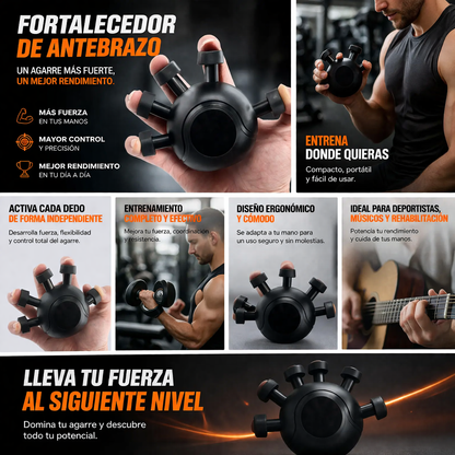FORTALECEDOR DE ANTEBRAZOS - DOMINIO TOTAL DE AGARRE