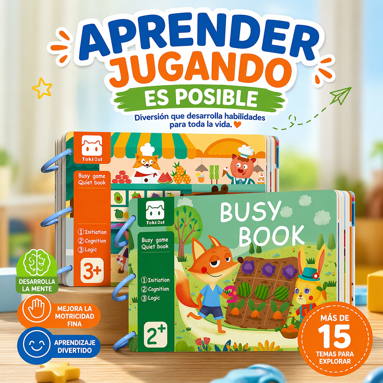 LIBRO DIDÁCTICO INTERACTIVO PARA NIÑOS | APRENDIZAJE DIVERTIDO