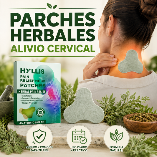 PARCHES HERBALES ALIVIO CERVICAL