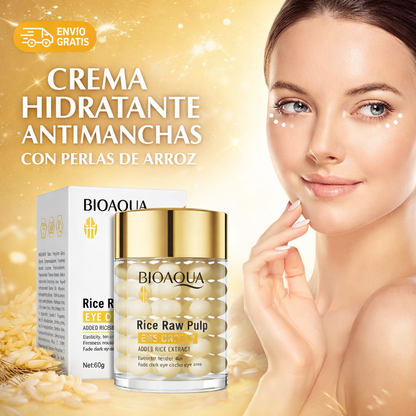 CREMA HIDRATANTE Y ANTIMANCHAS CON PERLAS DE ARROZ – BIOAQUA