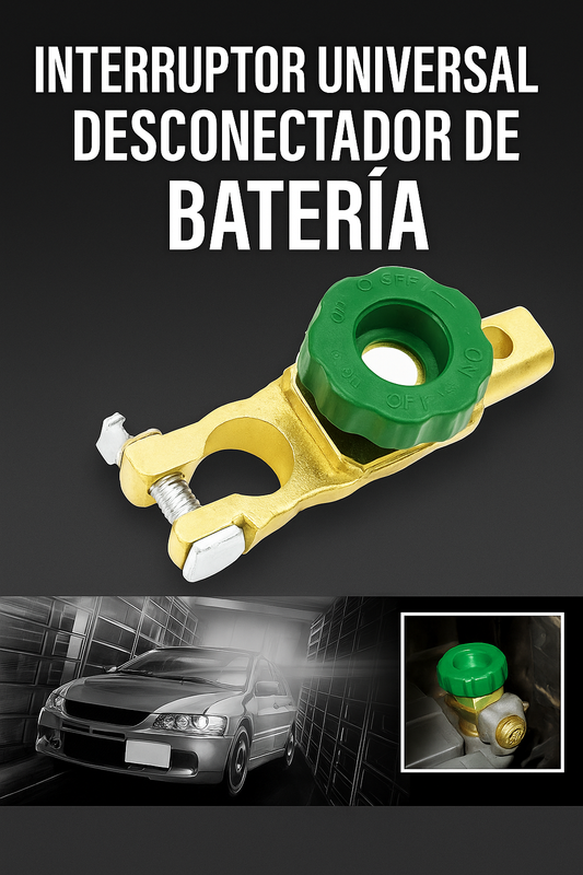 INTERRUPTOR UNIVERSAL DESCONECTADOR DE BATERÍA PARA VEHÍCULOS