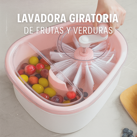 LAVADORA GIRATORIA DE FRUTAS Y VERDURAS