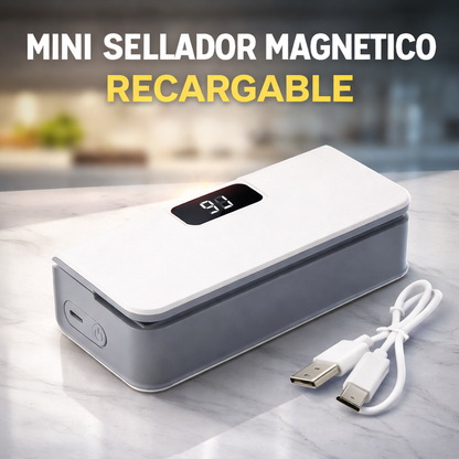 MINI SELLADOR MAGNETICO CON PANTALLA LED