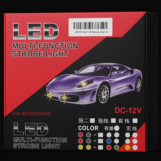 LUZ ESTROBOSCÓPICA LED 8 EN 1 MULTIFUNCIONAL PARA AUTO
