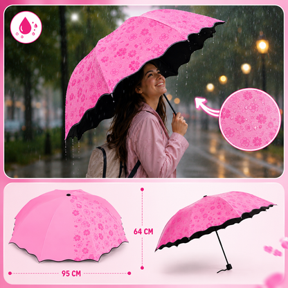 SOMBRILLA MÁGICA CAMBIA COLOR CON AGUA Y PROTECCIÓN UV