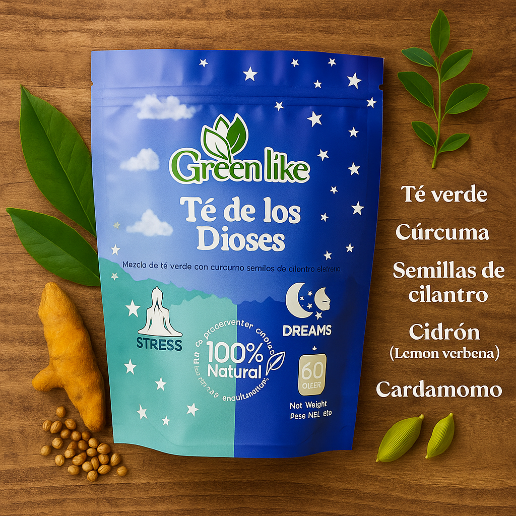 TÉ DE LOS DIOSES – INFUSIÓN DÚO ANTI ESTRÉS & MEJORA DEL SUEÑO – 100% NATURAL