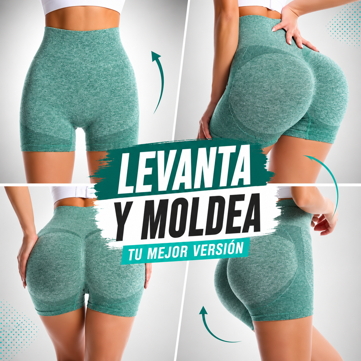 SET DE 3 SHORTS DEPORTIVOS LEVANTA COLA