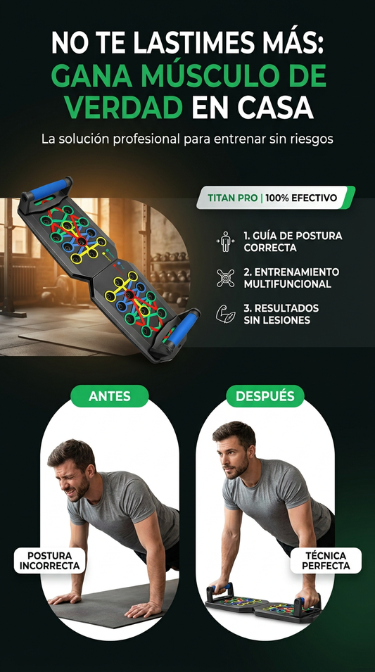 Tablero Push Up 28 en 1 Plegable Multifunciónal