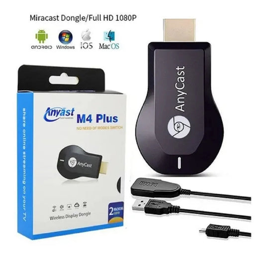 ANYCAST M4 PLUS – ADAPTADOR HDMI INALÁMBRICO PARA DUPLICAR PANTALLA