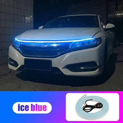 TIRA LED DINÁMICA FLEXIBLE PARA CAPÓ DE AUTO