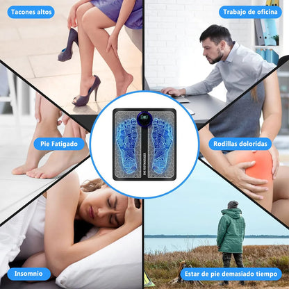 MASAJEADOR DE PIES ELÉCTRICO PORTÁTIL TIPO ALFOMBRILLA