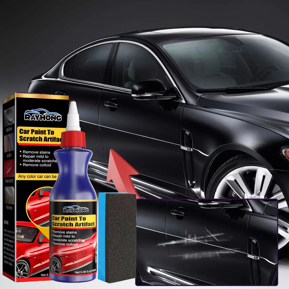 REMOVEDOR DE RAYONES PARA AUTOMÓVIL
