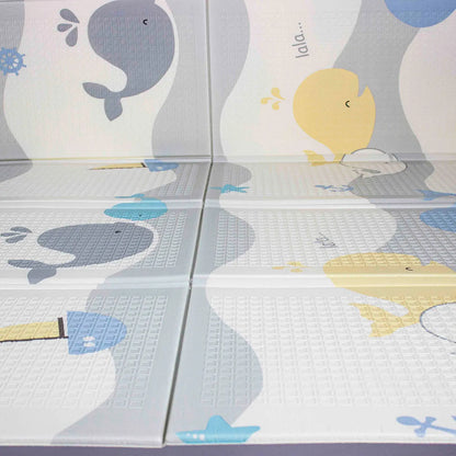 TAPETE ALFOMBRA REVERSIBLE Y PLEGABLE ANTIGOLPES PARA NIÑOS