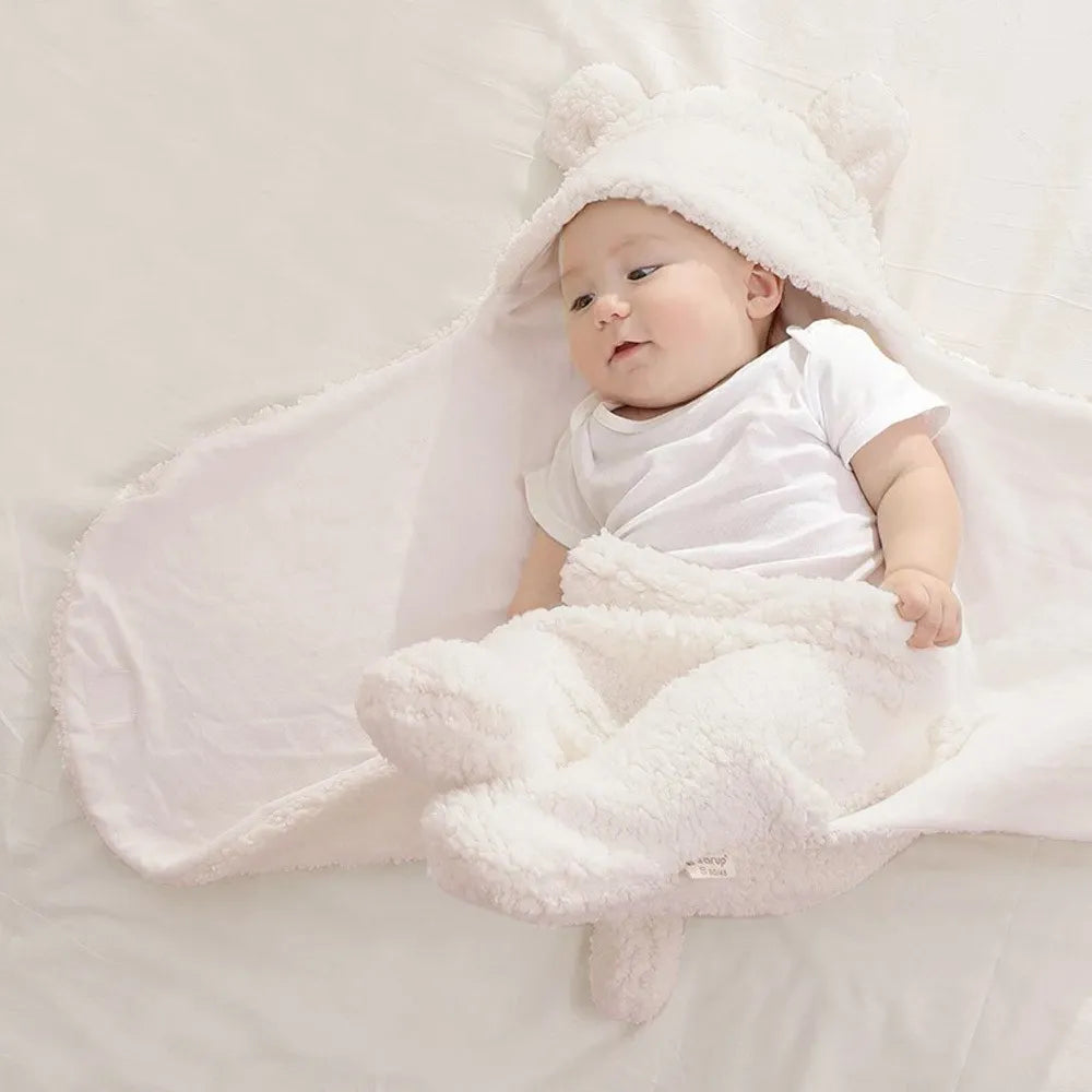 SACO DE DORMIR ACOLCHADO PARA BEBÉ FORMA DE OSITO