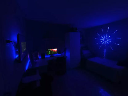 TIRA LED RGB BLUETOOH DECORACION FUEGOS ARTIFICIALES