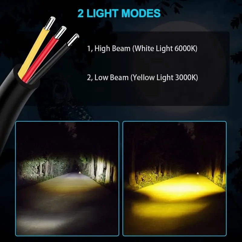 – LUZ EXPLORADORA PARA CARRO Y MOTO BÚHO LED BICOLOR