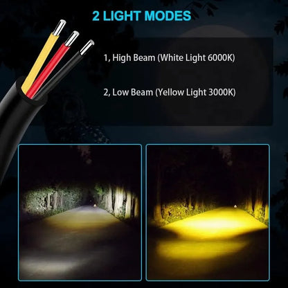– LUZ EXPLORADORA PARA CARRO Y MOTO BÚHO LED BICOLOR
