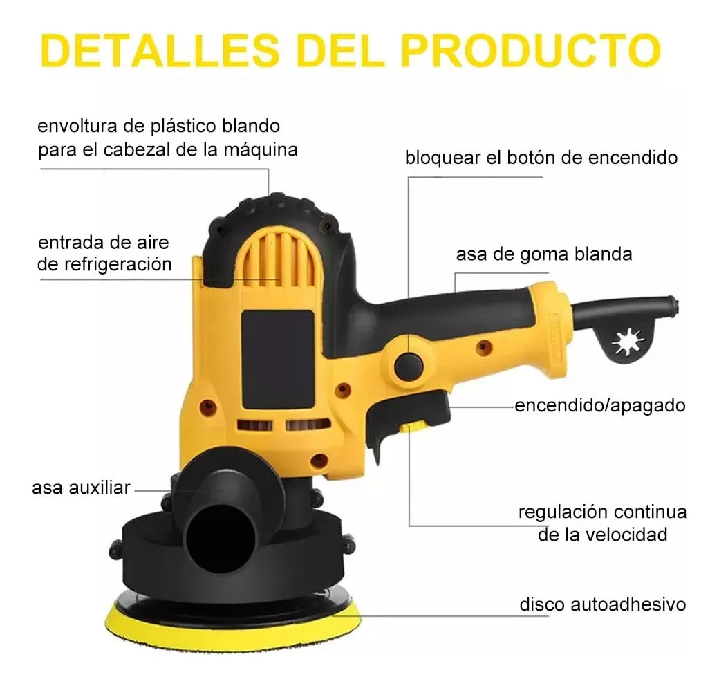 PULIDORA ELÉCTRICA MULTIFUNCIONAL DE ALTA POTENCIA