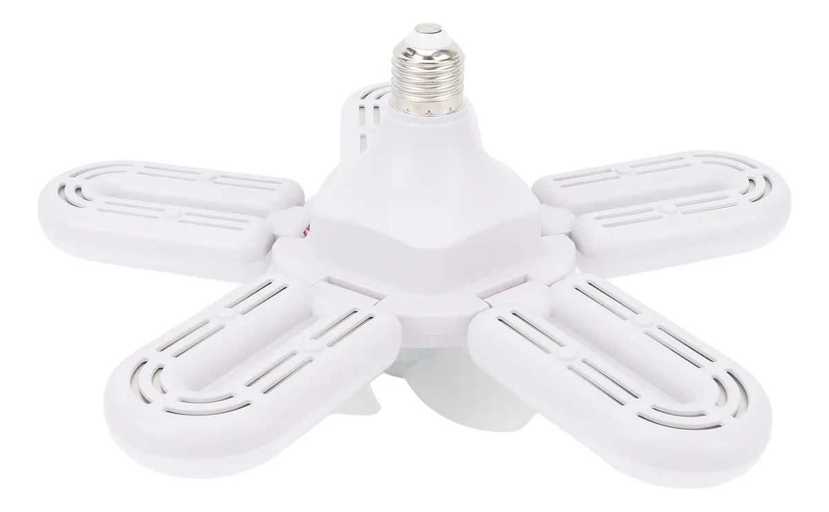 VENTILADOR DE TECHO CON LUZ LED DE 5 CABEZALES CON CONTROL REMOTO