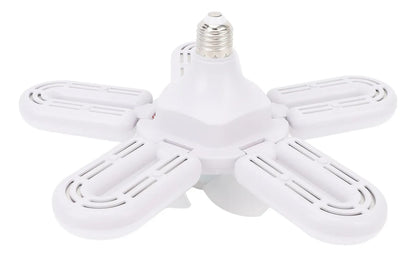 VENTILADOR DE TECHO CON LUZ LED DE 5 CABEZALES CON CONTROL REMOTO
