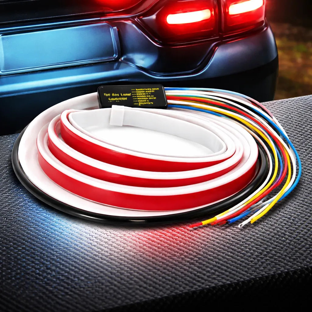 PROMO 2 TIRAS LED TRASERA MULTIFUNCIONAL PARA AUTOMÓVIL