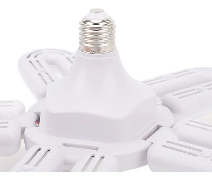 VENTILADOR DE TECHO CON LUZ LED DE 5 CABEZALES CON CONTROL REMOTO
