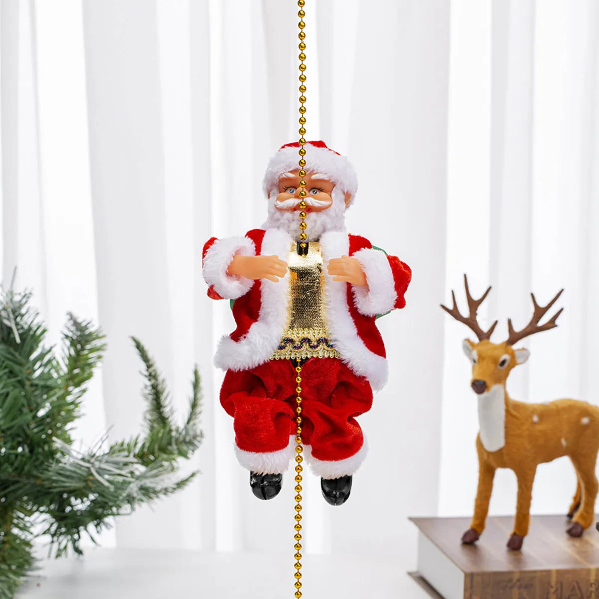 PAPÁ NOEL ESCALADOR - CON MOVIMIENTOS Y MELODÍAS NAVIDEÑAS