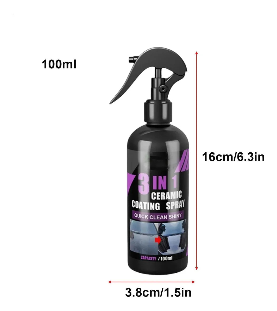 SPRAY DE REVESTIMIENTO CERÁMICO 3 EN 1 PARA AUTOMÓVIL