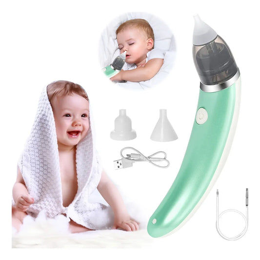 ASPIRADOR NASAL ELÉCTRICO PARA BEBÉ – 5 NIVELES DE SUCCIÓN – RECARGABLE USB