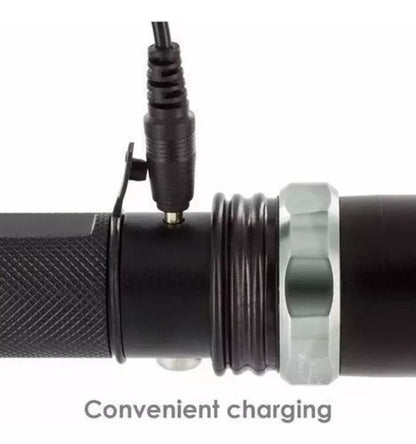 LINTERNA TÁCTICA SWAT LED METÁLICA RECARGABLE