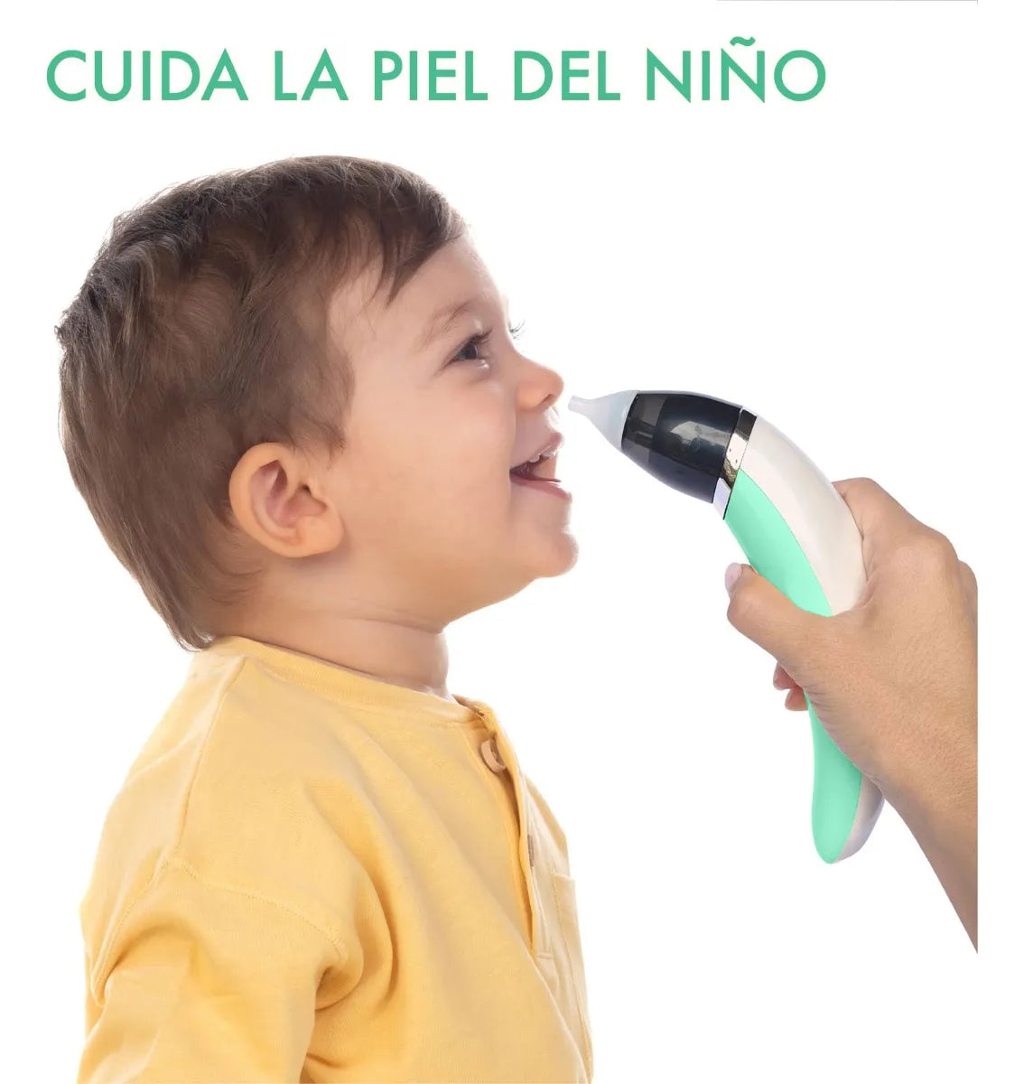 ASPIRADOR NASAL ELÉCTRICO PARA BEBÉ – 5 NIVELES DE SUCCIÓN – RECARGABLE USB