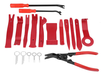 KIT DE HERRAMIENTAS 19 PCS PARA DESMONTAJE AUTOMOTRIZ