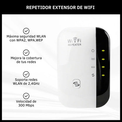 REPETIDOR WIFI 300 MBPS | AMPLIFICADOR DE SEÑAL