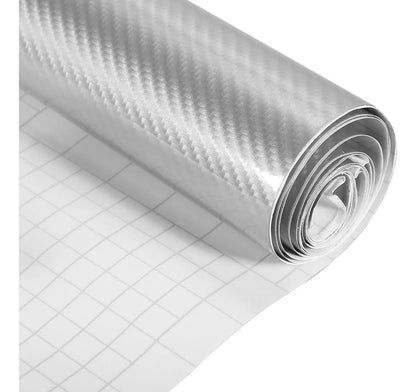 PAPEL ADHESIVO DISEÑO EN FIBRA DE CARBONO 3D