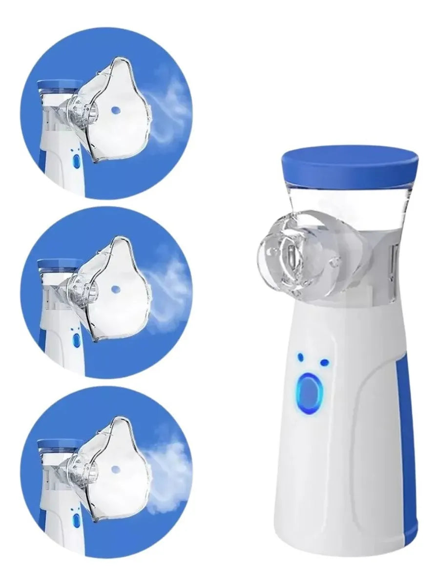 NEBULIZADOR ULTRASÓNICO PORTÁTIL RECARGABLE - NIÑOS Y ADULTOS