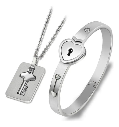 SET AMOR ETERNO CON JOYERO: COLLAR + PULSERA CON PROYECCIÓN “TE AMO”