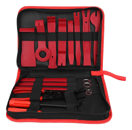 KIT DE HERRAMIENTAS 19 PCS PARA DESMONTAJE AUTOMOTRIZ